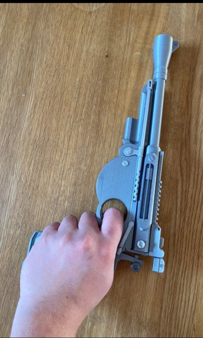 The Mandalorian Blaster Din Djarin 3D Printed Etsy UK