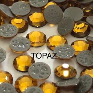 10 Gross SS20 (4.6 MM) Hot Fix Flat Back Czech Preciosa 8-cut MC Chaton Roses Crystals