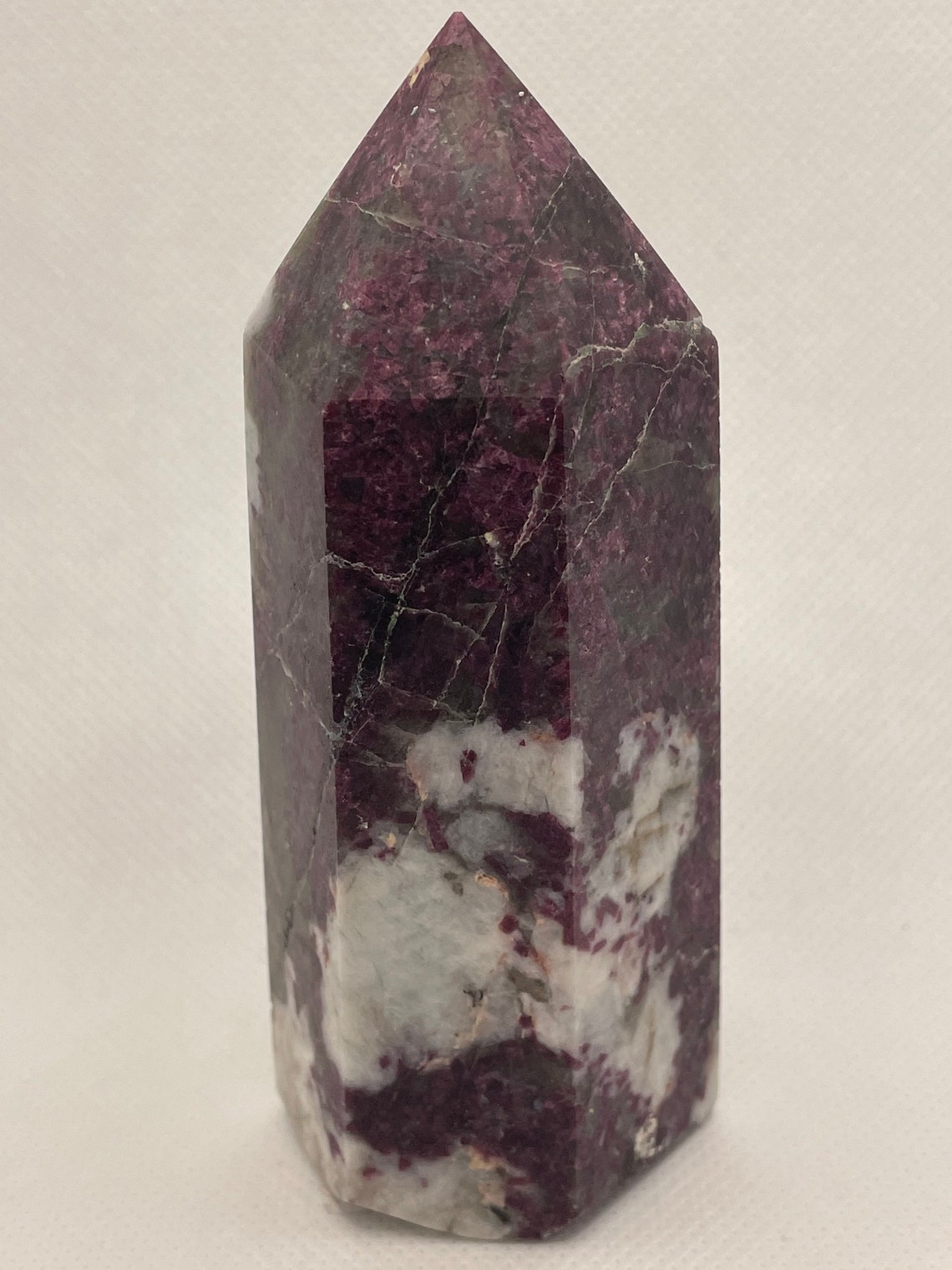 Plum Blossom Tourmaline Point Etsy