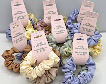 Small Satin Hair Scrunchie 3pcs: Gentle Hold, All Hair Types