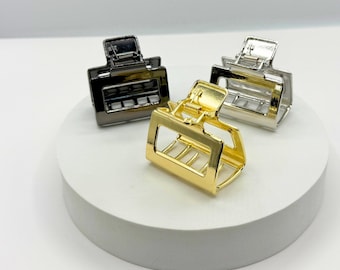 Mini Alloy Metal Claw Clip: Fine Hair, Half-Updos