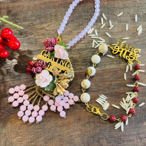 Rakhi For Bhaiya and Bhabhi, Rakhi for Brother, Indian Thread Bracelet, Rakhi Combo Set, Couple Rakhi / lumba rakhi