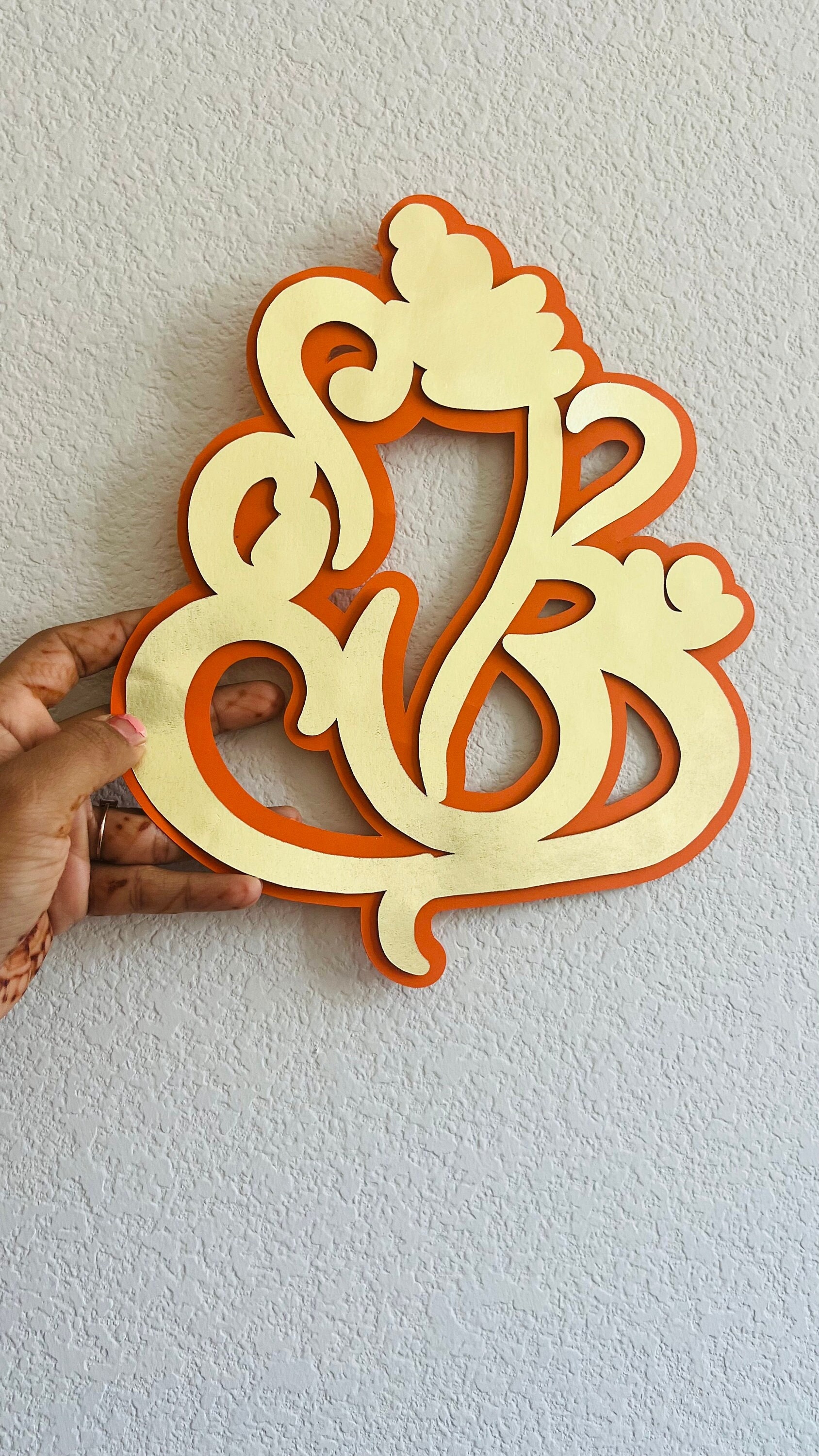 Ganesha Cutout Ganpati Backdrop Etsy