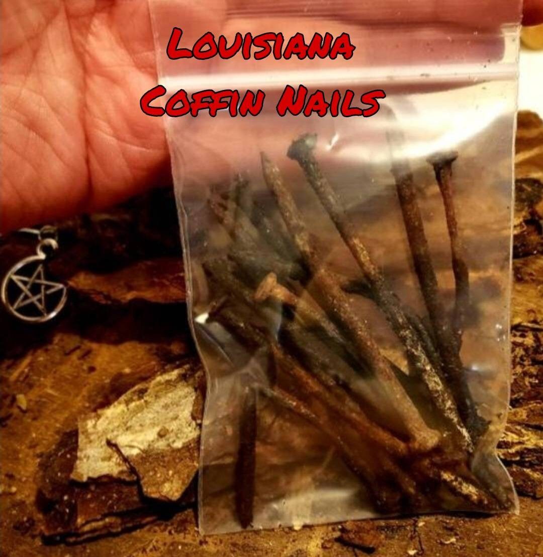 Louisiana Coffin Nails for Binding Spells Hexes Curses Etsy España