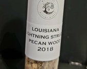 Lightning Struck Louisiana Pecan Wood Pieces 2018. Do not ingest. Do not apply to skin. New Packaging