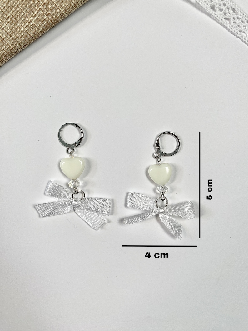 Coquette Bow Jewelry Coquette Earrings Coquette Hair Clips Aesthetic ...