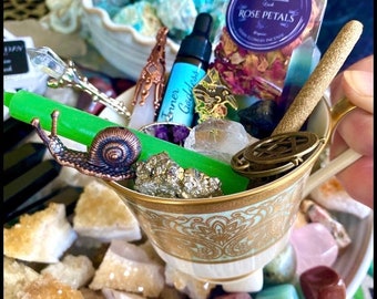 Witches Brew Crystal Confetti Scoops Wicca Supplies Witchy Mystery Scoops Crystals Witchy Gift Witchcraft Crystal Witch Mystery Box