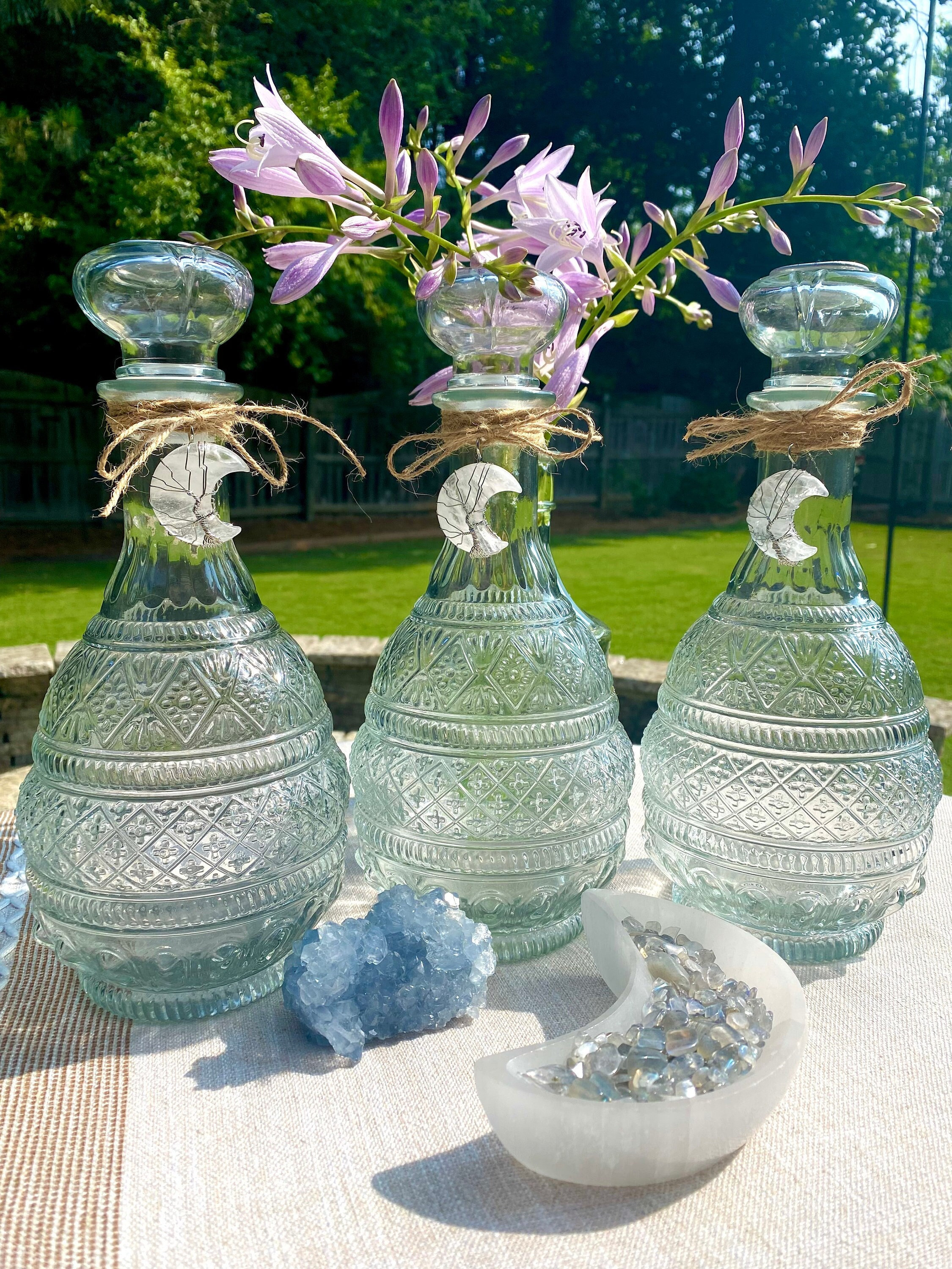 Moon Water Bottle Full Moon Water Decorative Jar Large Hand
