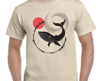 Camiseta / Ballena / Serigrafiado a mano