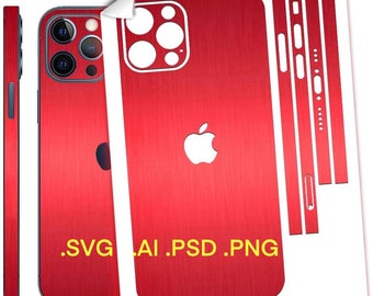 Iphone Vinyl Skin Template Cricut Etsy
