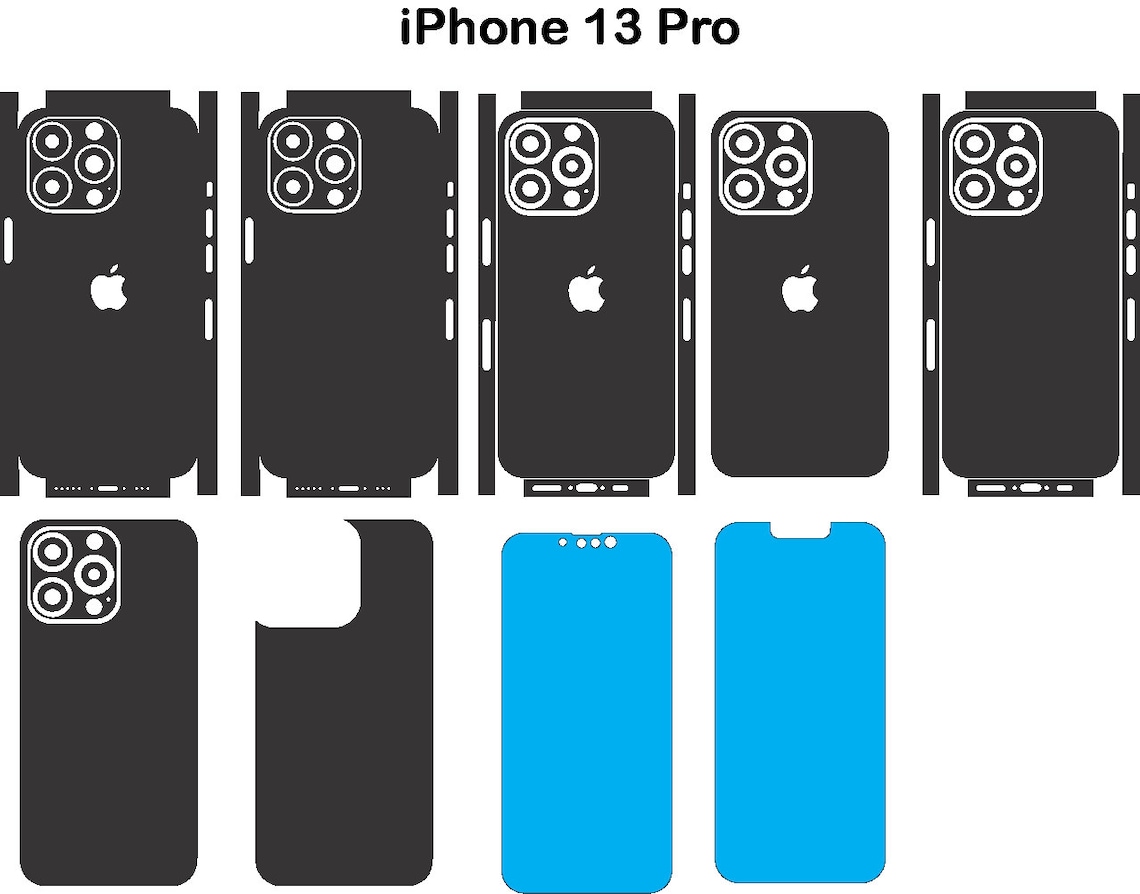 Apple iPhone 13 Series bundle template .File Vector cutting Etsy
