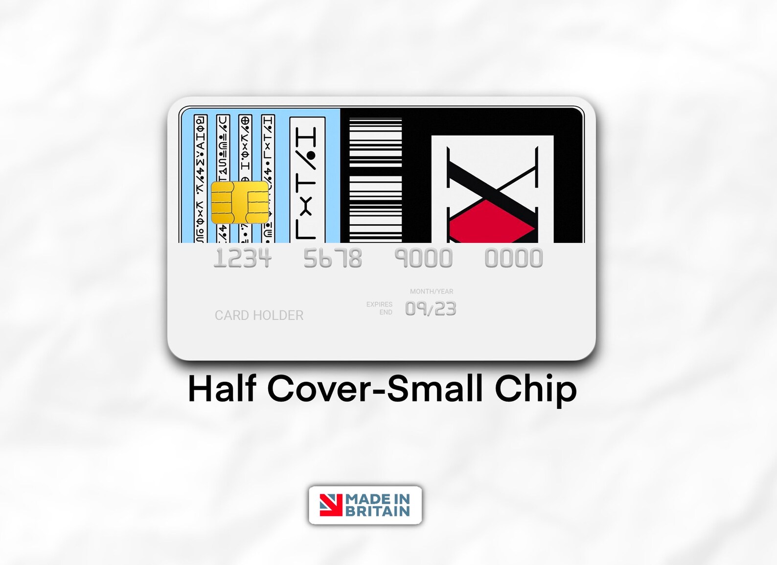 Hunter X License Credit Card Skin Credit Card Cover Etsy