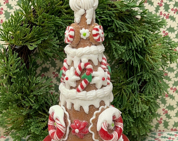 Clay Christmas Trees, Gingerbread Decor, Christmas Tree, Gingerbread