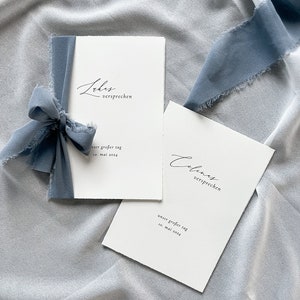 Wedding vows handmade paper set personalized with names, wedding vows booklet, wedding vows