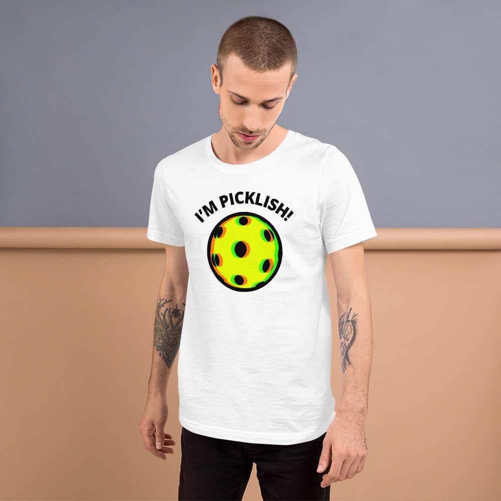 I'm Picklish Funny Pickleball Tee Pickleball Shirt For Etsy