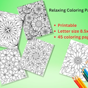 Mindfulness mandala coloring printable coloring pages, digital adult coloring pages, self-care coloring digital, motivational printable