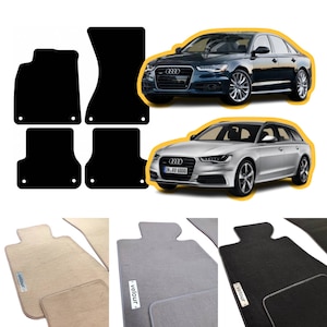 Audi A6 C7 Sedan-Avant-Allroad 2011-2019 Velour Custom Made Floor Mats