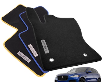 GENUINE JAGUAR F-PACE - RHD Jet Black Luxury Carpet Mat Set