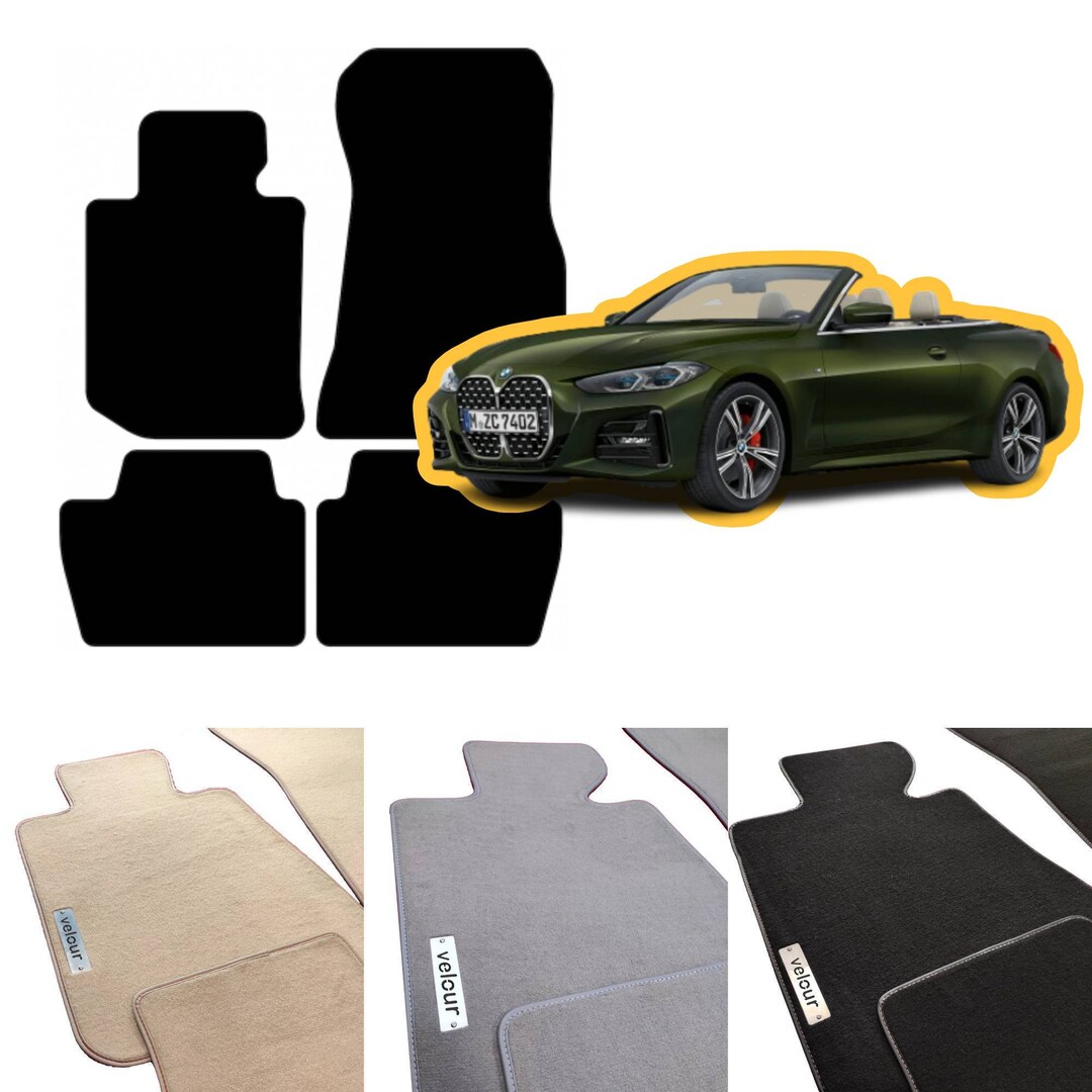 Bmw 4 Series Convertible G23 2020-2024 430i M440i Velour Custom Made ...