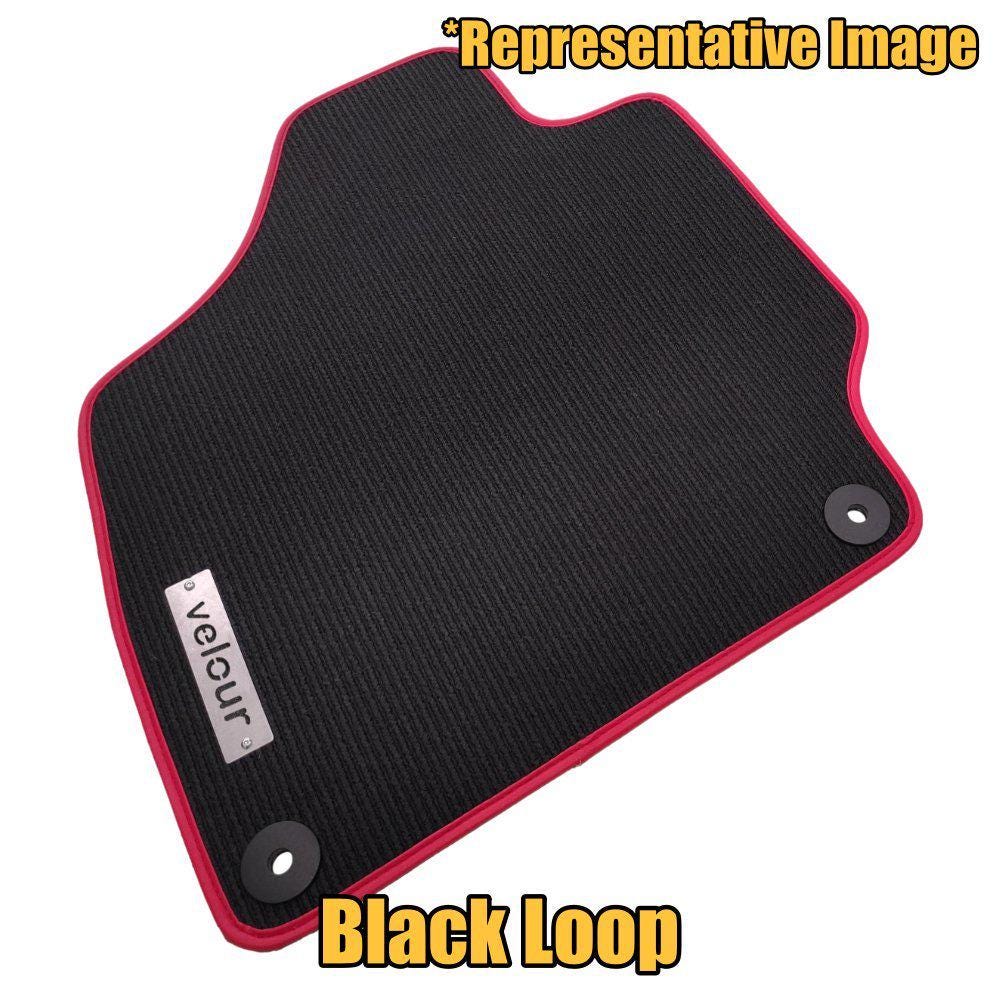 Custom-made Car Floor Mats Front & Rear BMW Série 3 - E30 Convertible (1985-1993) - Lined Velor Carpet - Foto 6