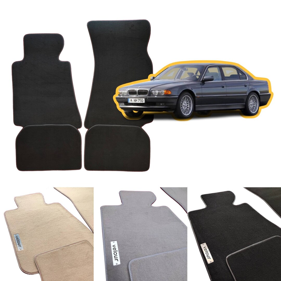 Bmw 7 Series E38 1994-2001 740il Velour Custom Made Floor Mats - Etsy