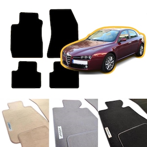 Alfa Romeo 159 2006-2011 Velour Custom Made Floor Mats