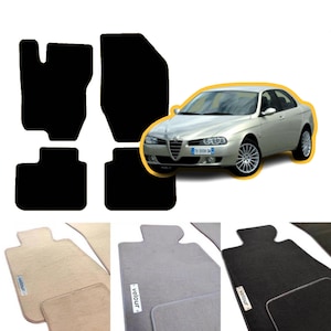 Alfa Romeo 156 1997-2005 Tapis de sol velours sur mesure