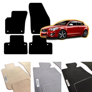Tapis protecteurs en velours sur mesure pour Volvo C30 2006-2013