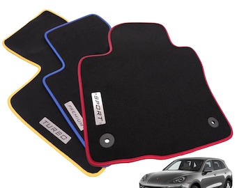 Porsche Cayenne 92A 2010-2018 Velour Custom Made Floor Mats