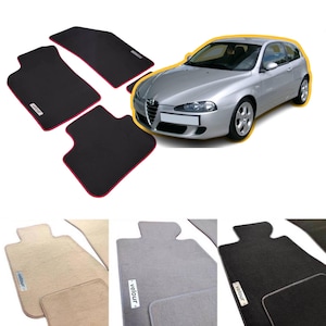 Alfa Romeo 147 2000-2010 Velour Custom Made Floor Mats