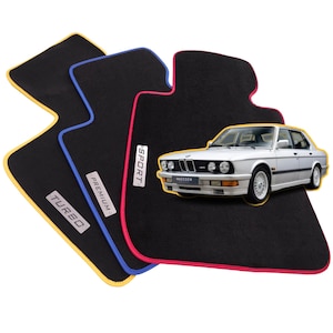 BMW 5 Series E28 Velour Floor Mats 1981-1988, 525i 528i 535i M5 Custom Carpets