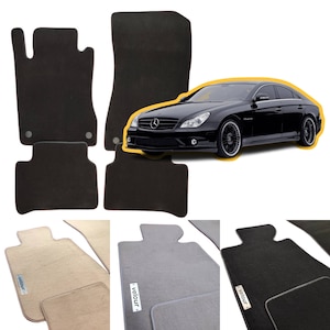 Mercedes CLS W219 2004-2010 Velour Custom Made Floor Mats