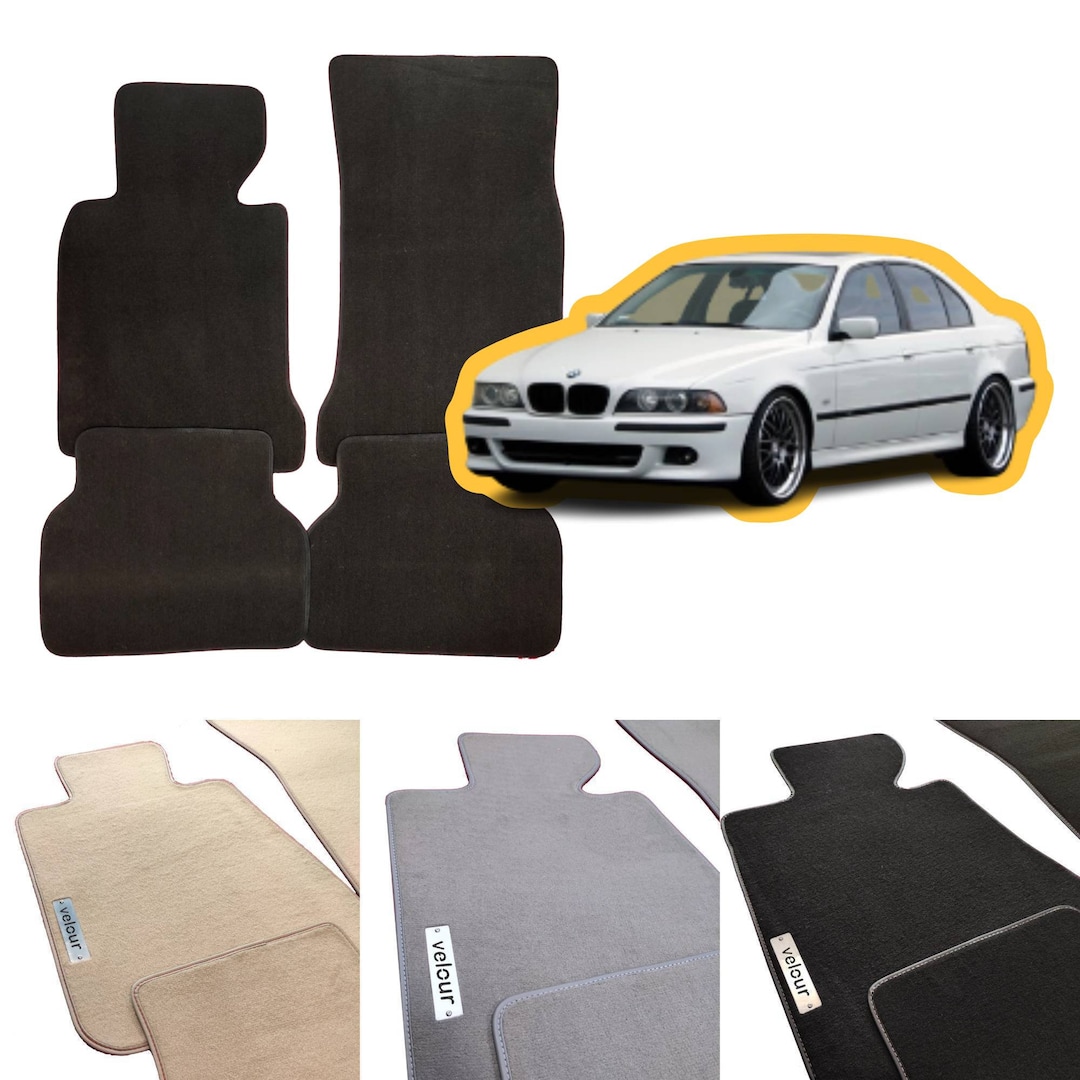 Bmw 5 Series E39 1995-2003 Velour Custom Made Floor Mats - Etsy