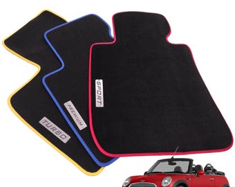 Mini Convertible/Cabrio R52 2004-2009 Velour Custom Made Floor Mats