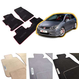 Honda Civic EP3 Type R 2001-2005 Velour Custom Made Floor Mats