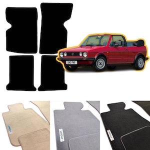 Volkswagen Golf 1 Convertible 1979-1993 Velour Custom Made Floor Mats