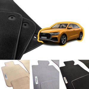 Audi Q8 4M 2018-2025 Velour Custom Made Floor Mats