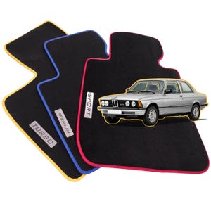 BMW 3 Series E21 Velour Floor Mats 1975-1983, 316 318 320 323i Custom Carpets
