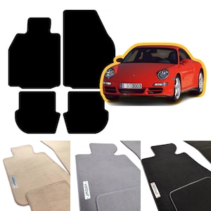 Tapis protecteurs en velours sur mesure pour Porsche 911 997 2005-2012