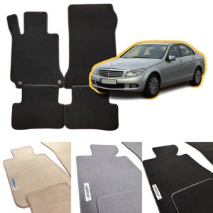 Mercedes C Class W204 2008-2014 Velour Custom Made Floor Mats