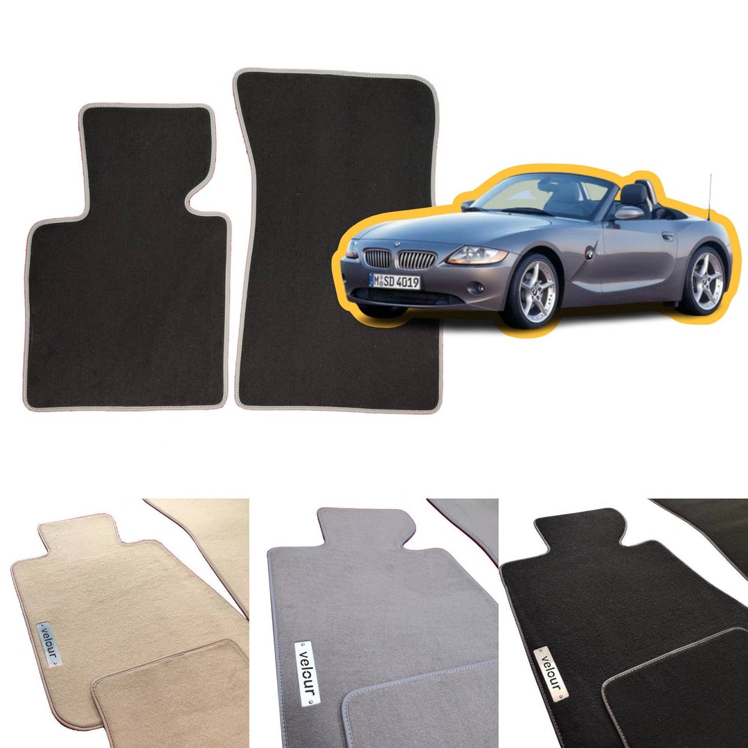 Bmw Z4 E85 Velour Custom Made Floor Mats Etsy