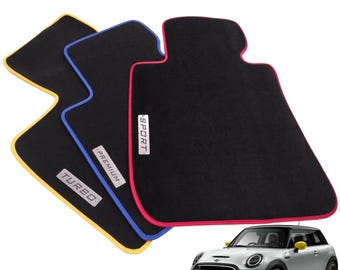 Mini Cooper One Electric 2020-2024 Velour Custom Made Floor Mats