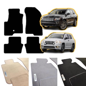 Jeep Compass MK49 2007-2017 Velour Custom Made Floor Mats