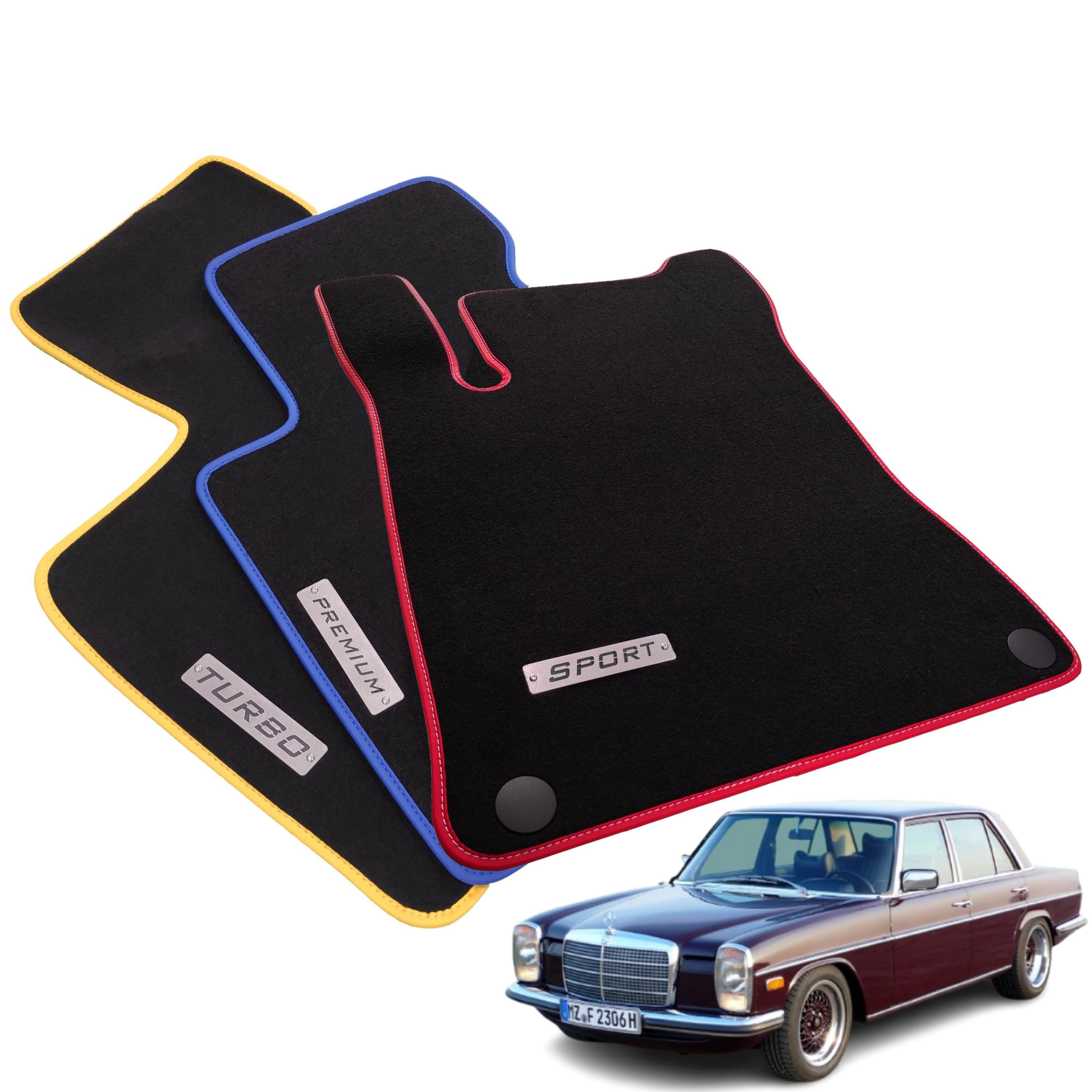Tappetini in velluto Mercedes W114 W115 1968-1976, 200 220 230 240D 250 280C 300D