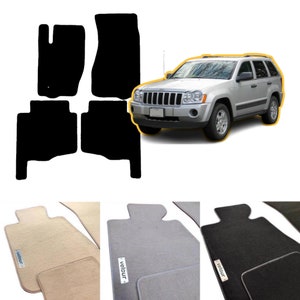 Jeep Grand Cherokee WK 2005-2010 Velour Custom Made Floor Mats