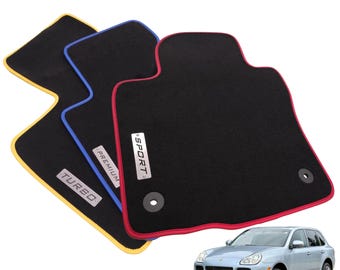 Porsche Cayenne 9PA 2002-2010 Velour Custom Made Floor Mats