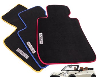 Mini Convertible/Cabrio F57 2016-2024 Velour Custom Made Floor Mats