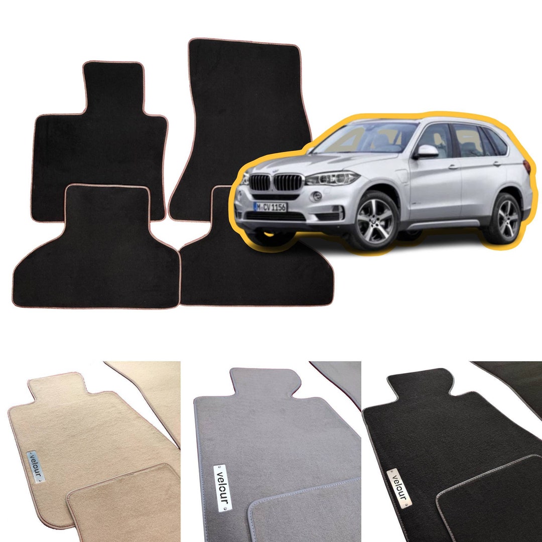 Bmw X5 F15 2013-2018 Velour Custom Made Floor Mats - Etsy
