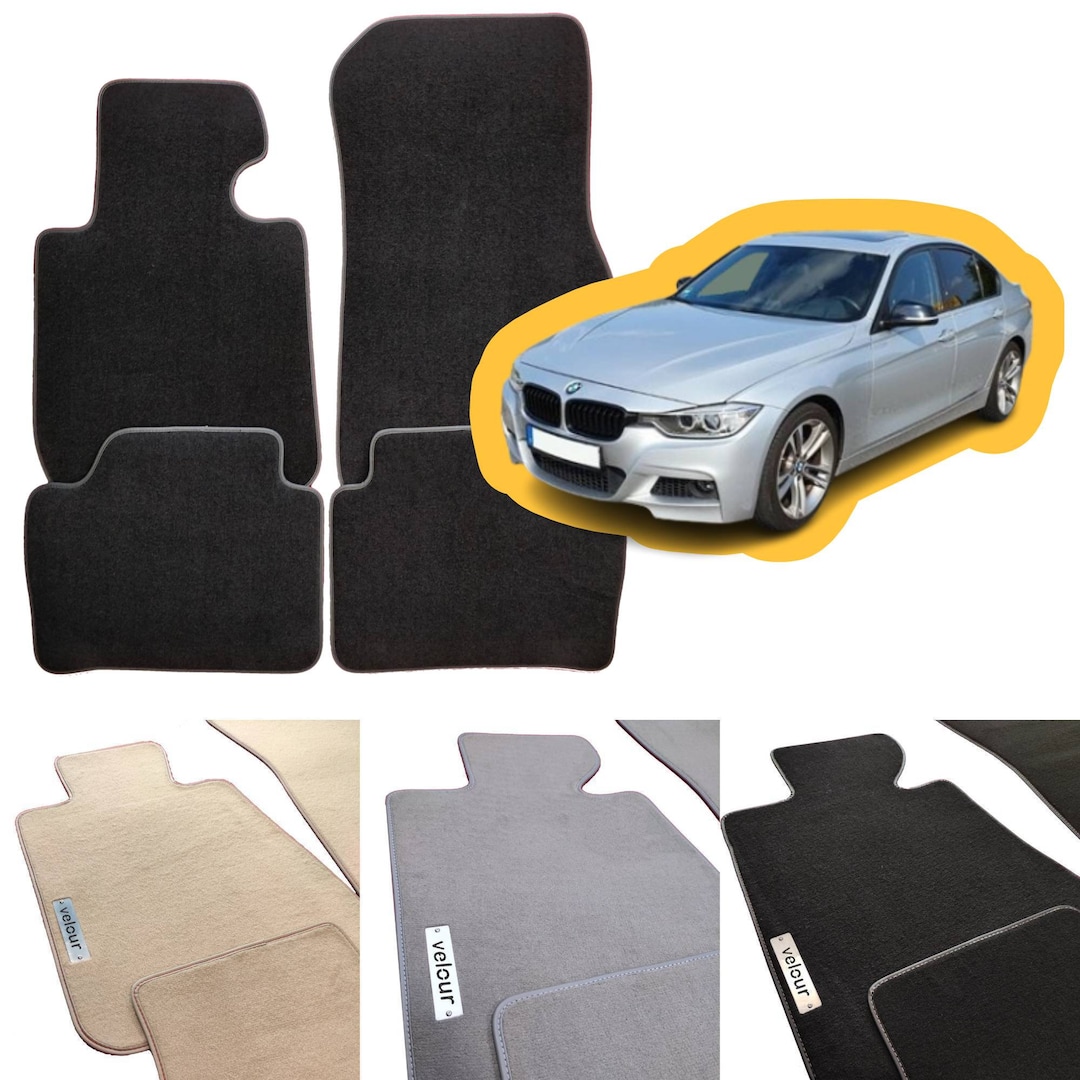 Bmw 3 Series F30/F31 2012-2019 Velour Custom Made Floor Mats - Etsy