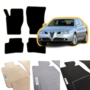 Alfa Romeo 166 1998-2007 Velour Custom Made Floor Mats
